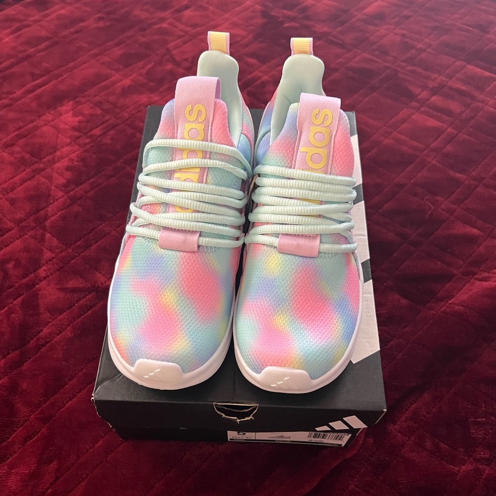 Adidas Pastel Multicolor Athletic Shoes